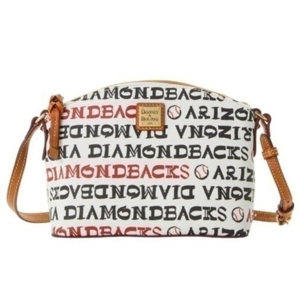 Dooney & Bourke White, Black and Brown Arizona Diamondbacks Crossbody Bag